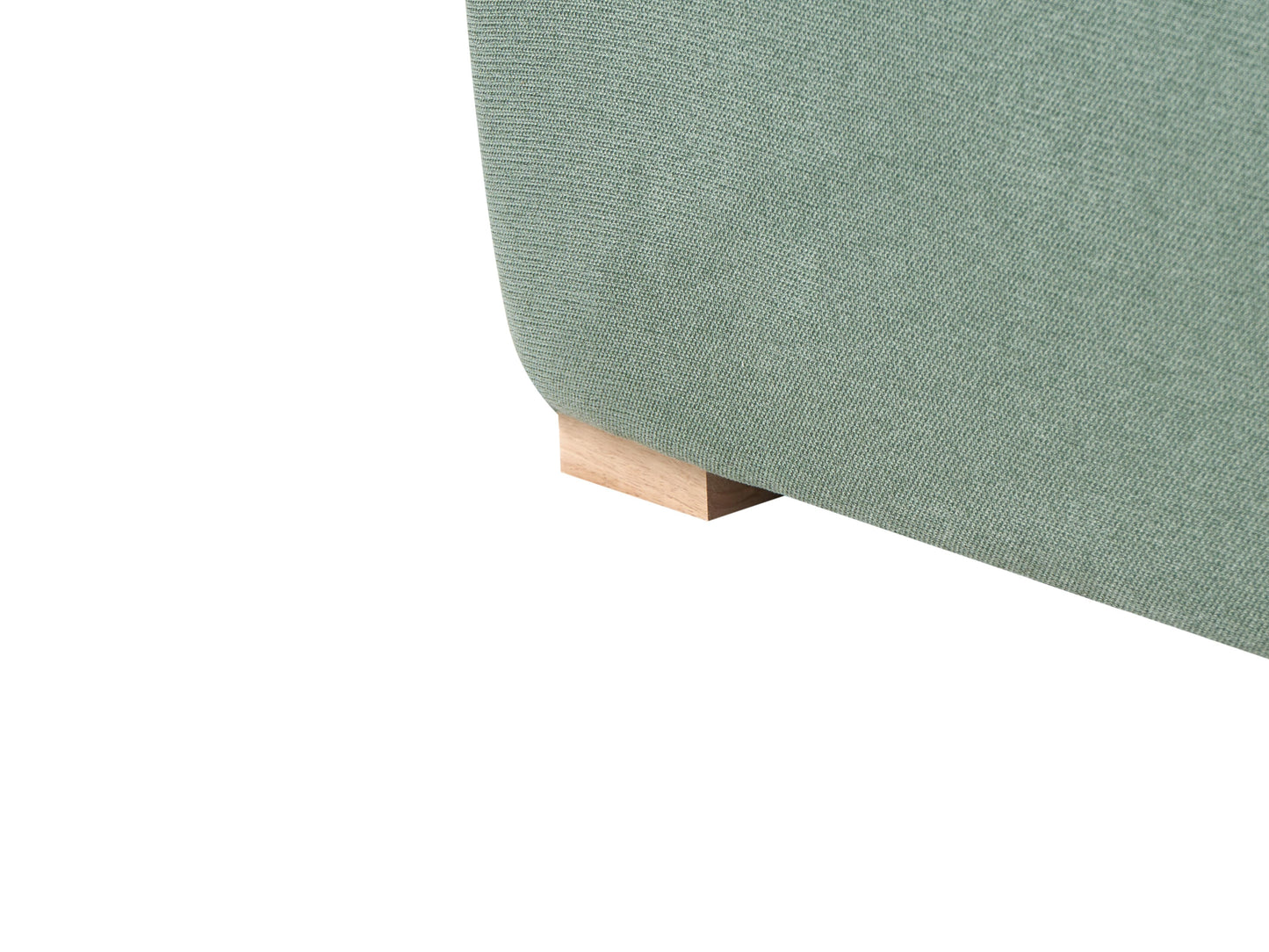Modular Sofa 3 Seater NERBO Fabric Light Green