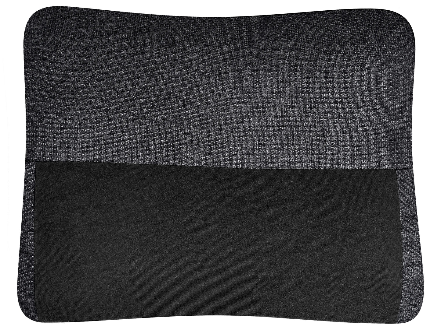  Corner Sofa Bed 3 Seater NASSJO Faux Linen Black Left Hand