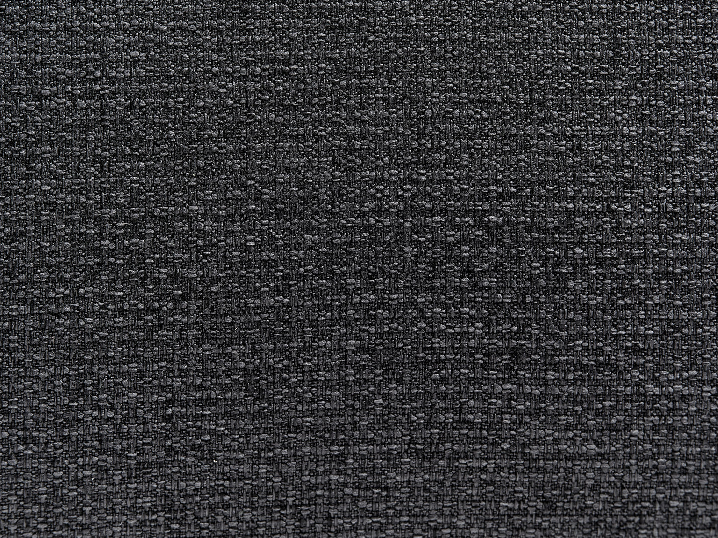  Corner Sofa Bed 3 Seater NASSJO Faux Linen Black Left Hand