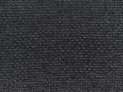  Corner Sofa Bed 3 Seater NASSJO Faux Linen Black Left Hand