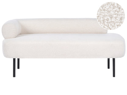  Left-Hand Chaise Lounge MIRMANDE Boucle Off-White