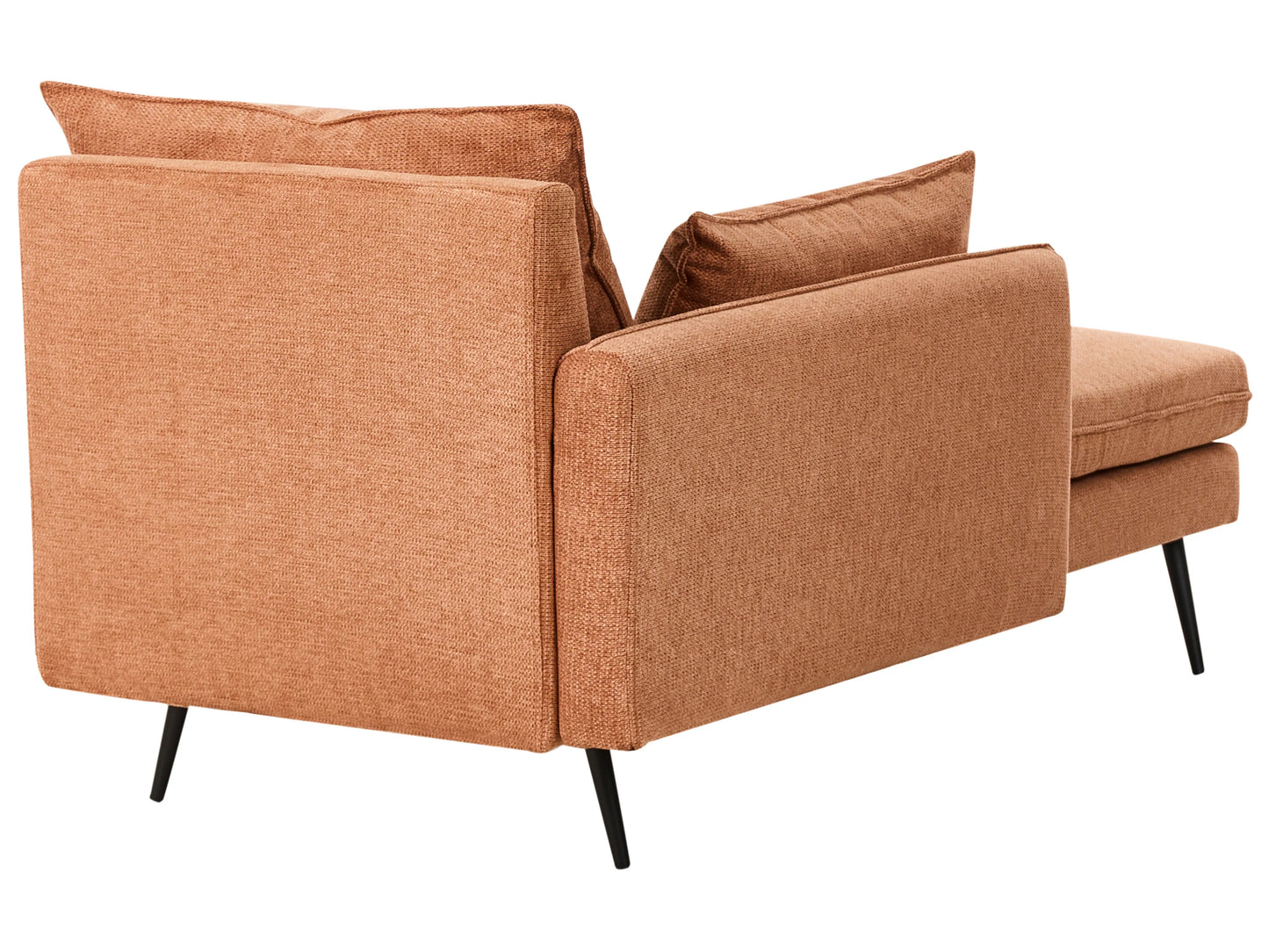  Right-Hand Chaise Lounge YERRES Fabric Orange