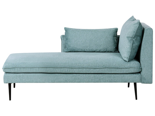  Right-Hand Chaise Lounge YERRES Fabric Light Blue