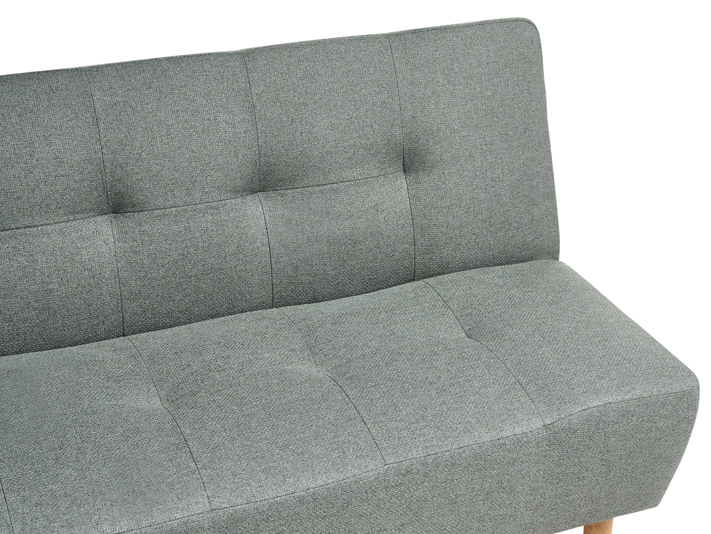  Modular Corner Sofa Bed 4 Seater ALSTEN Fabric Green Right Hand