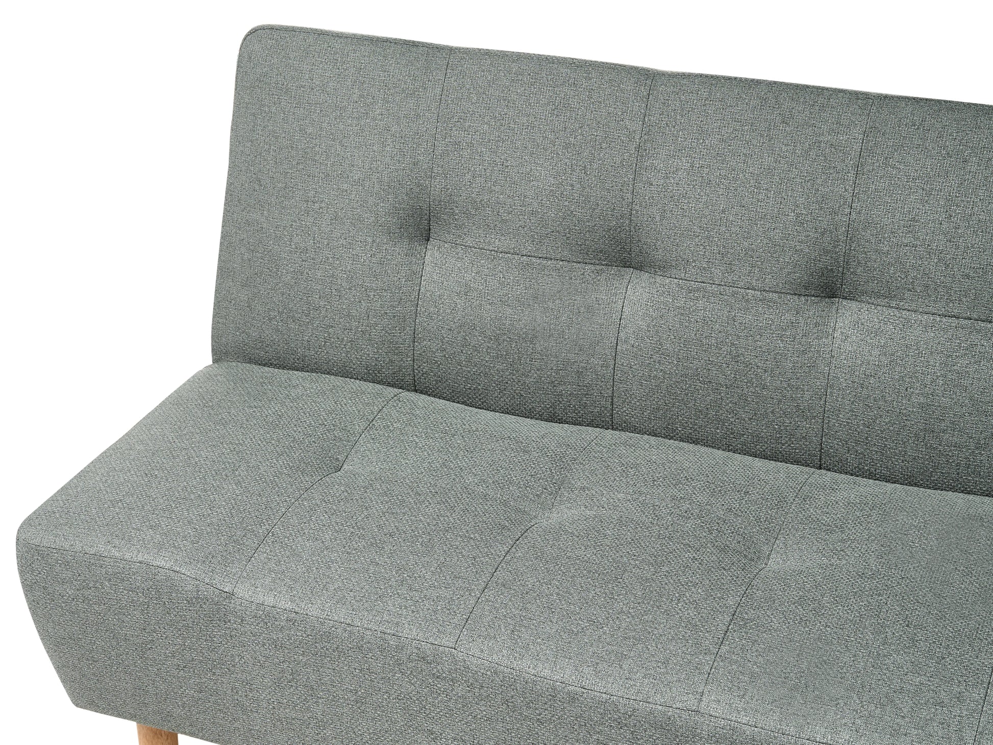  Modular Corner Sofa Bed 4 Seater ALSTEN Fabric Green Left Hand