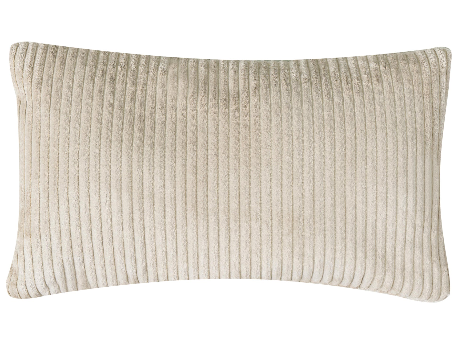  Left-Hand Chaise Lounge VANVEY Corduroy Light Beige