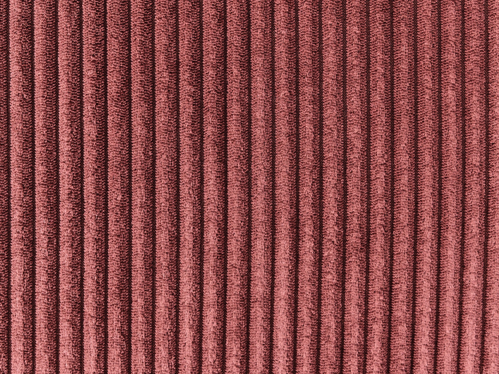  Left-Hand Chaise Lounge VANVEY Corduroy Red