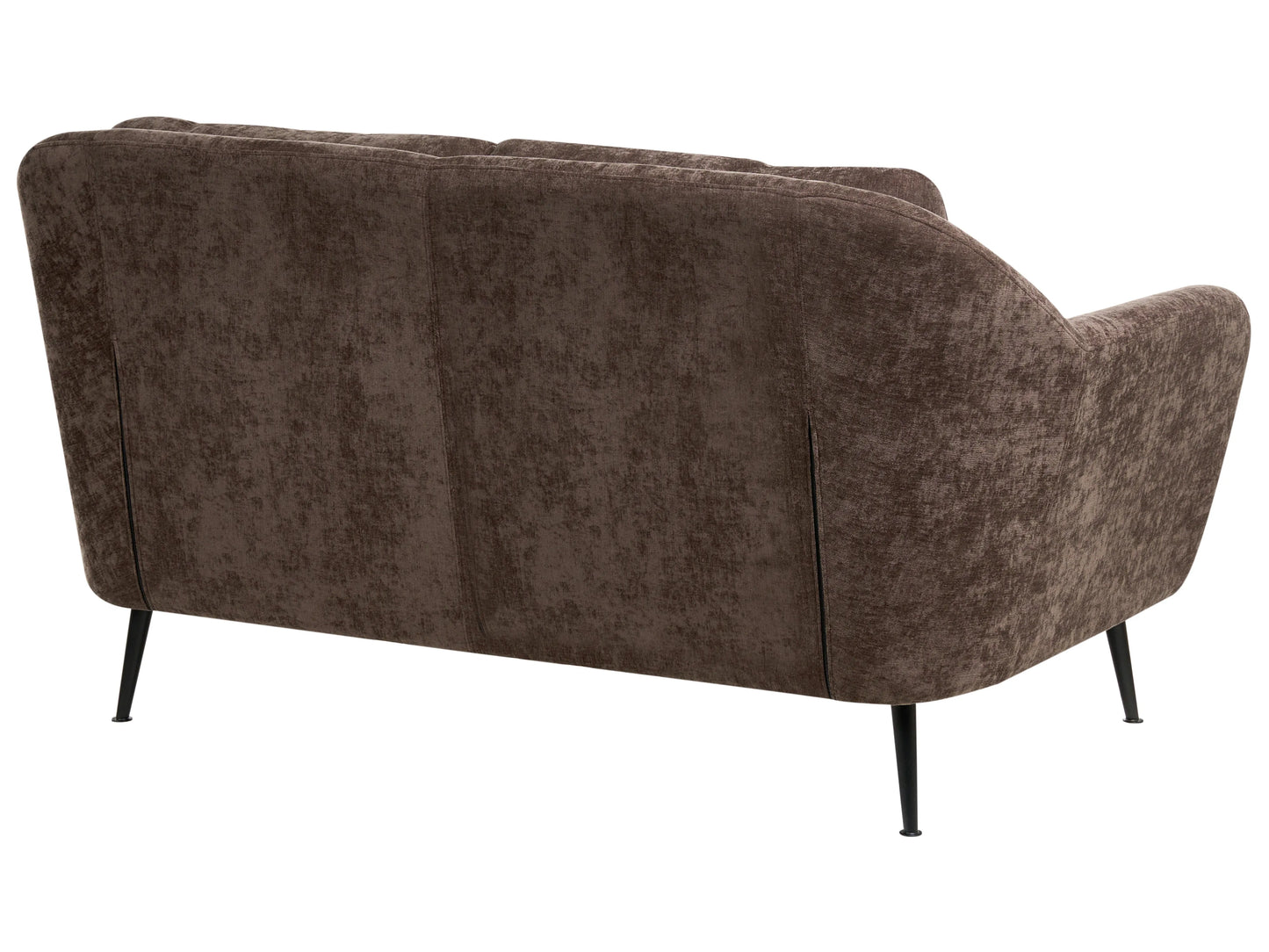  Living Room Set 3 Seater EIBY Chenille Dark Brown