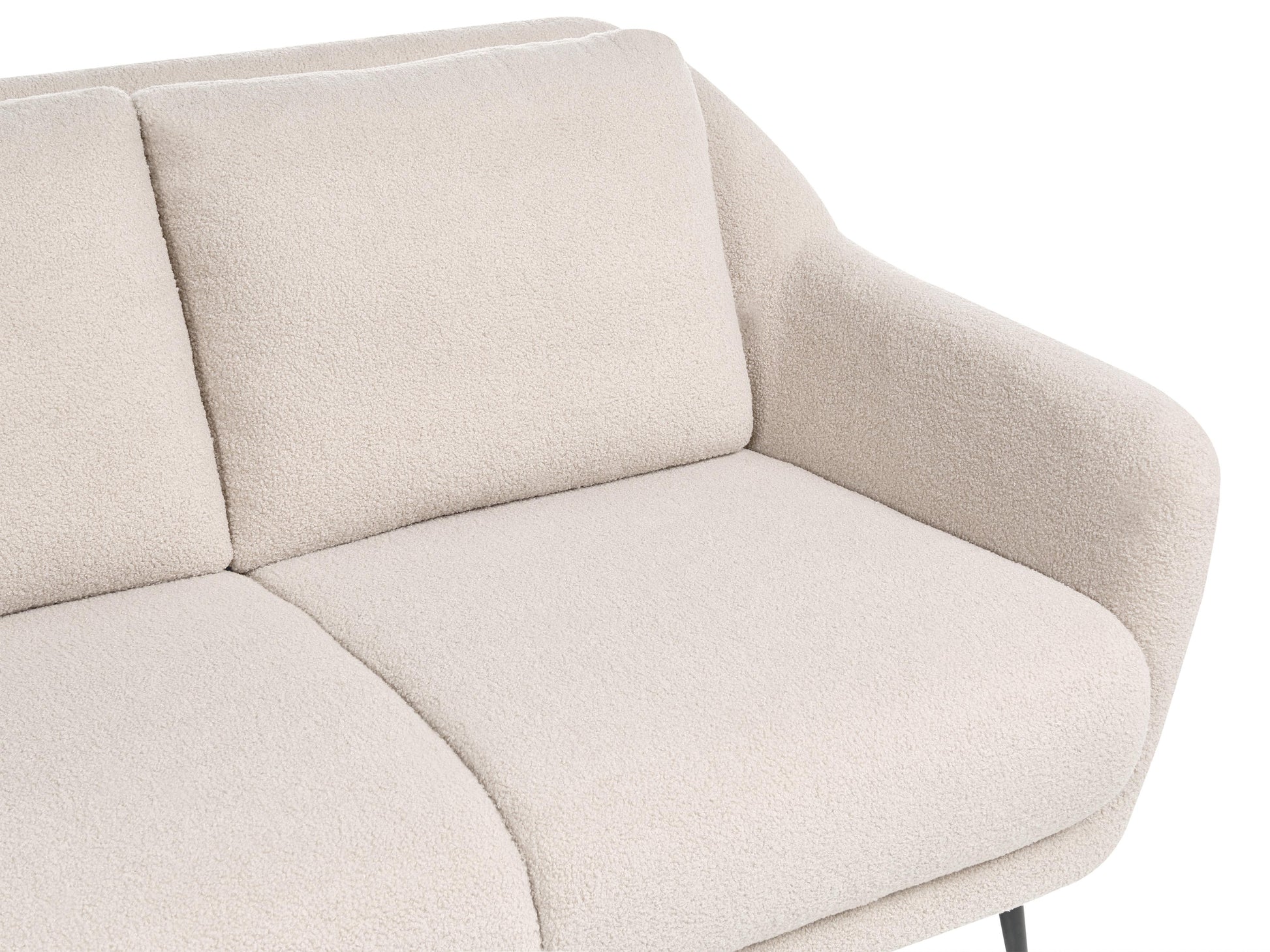  Living Room Set 3 Seater EIBY Boucle Beige