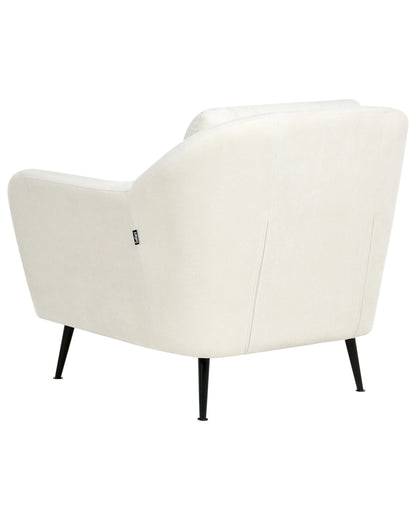  Living Room Set 3 Seater EIBY Chenille White