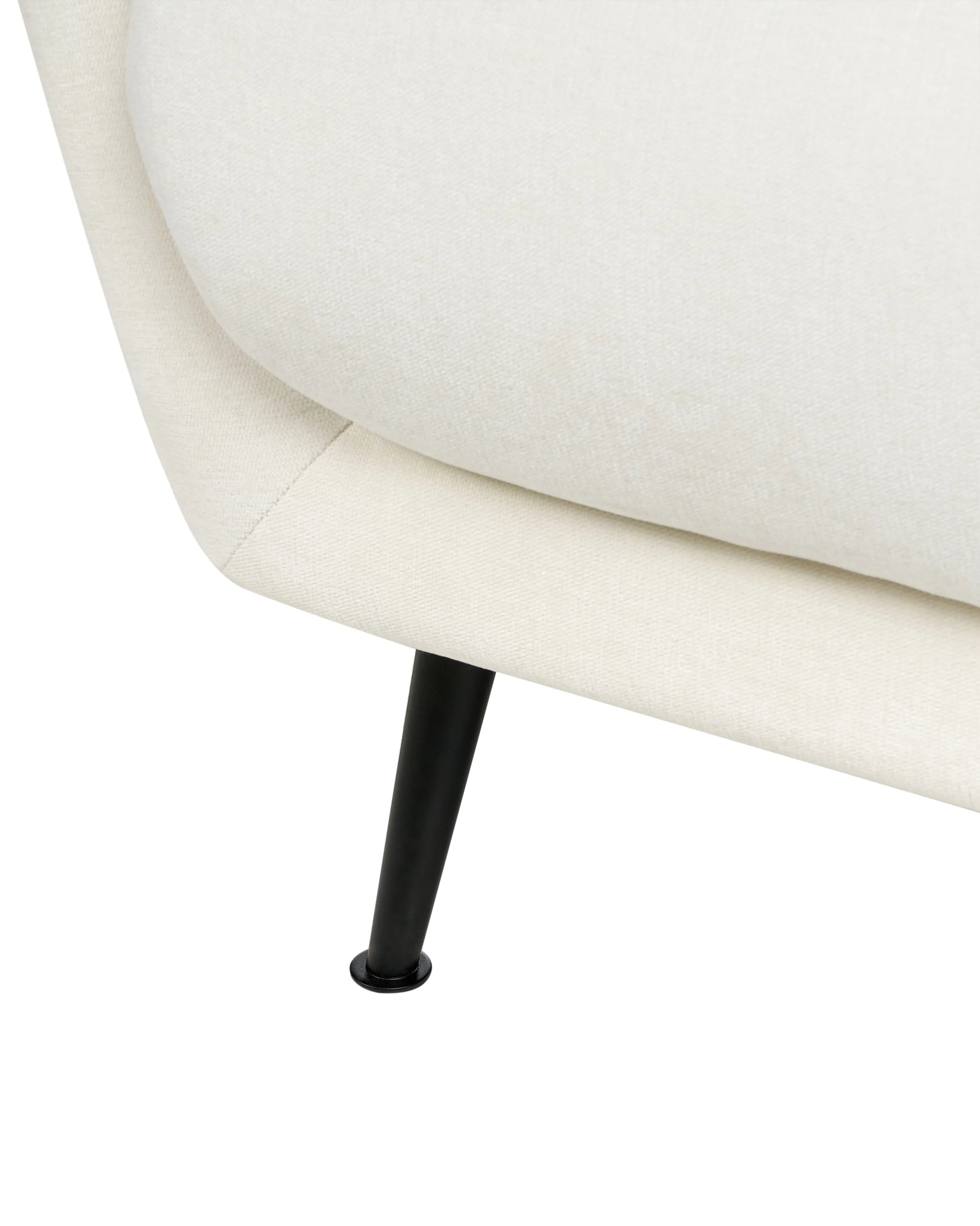  Living Room Set 3 Seater EIBY Chenille White