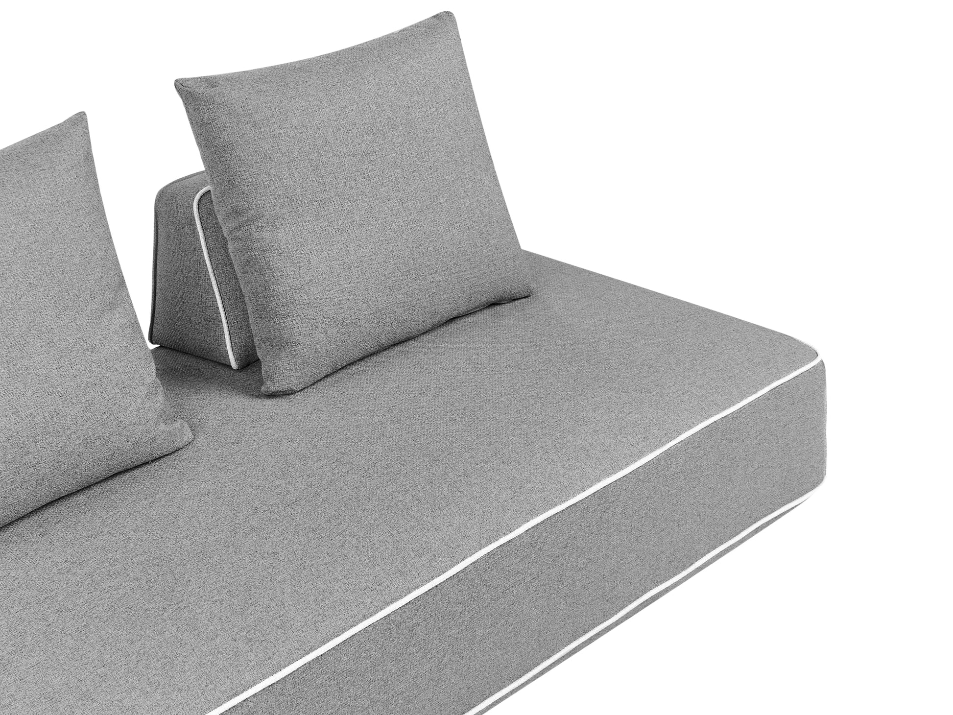  Chaise Longue SEILLANS Fabric Grey