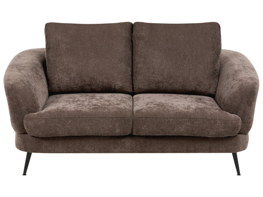  Sofa 2 Seater KJAER Chenille Dark Brown