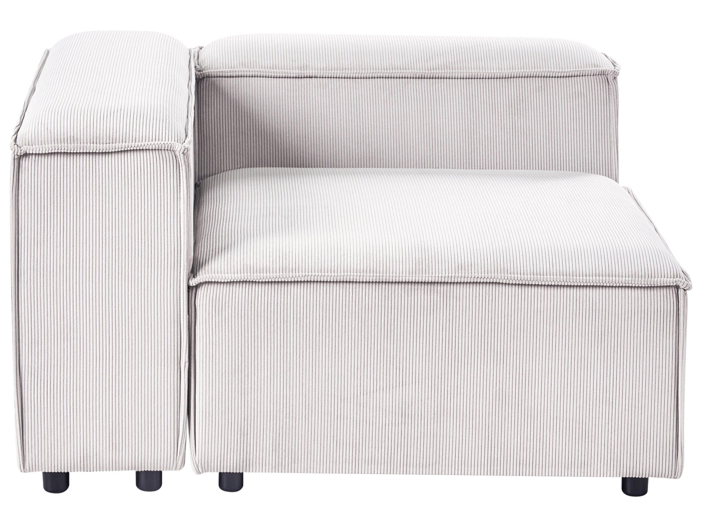  Corner Seat ARDAL Corduroy Off-White Right Hand
