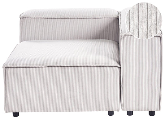  Corner Seat ARDAL Corduroy Off-White Left Hand