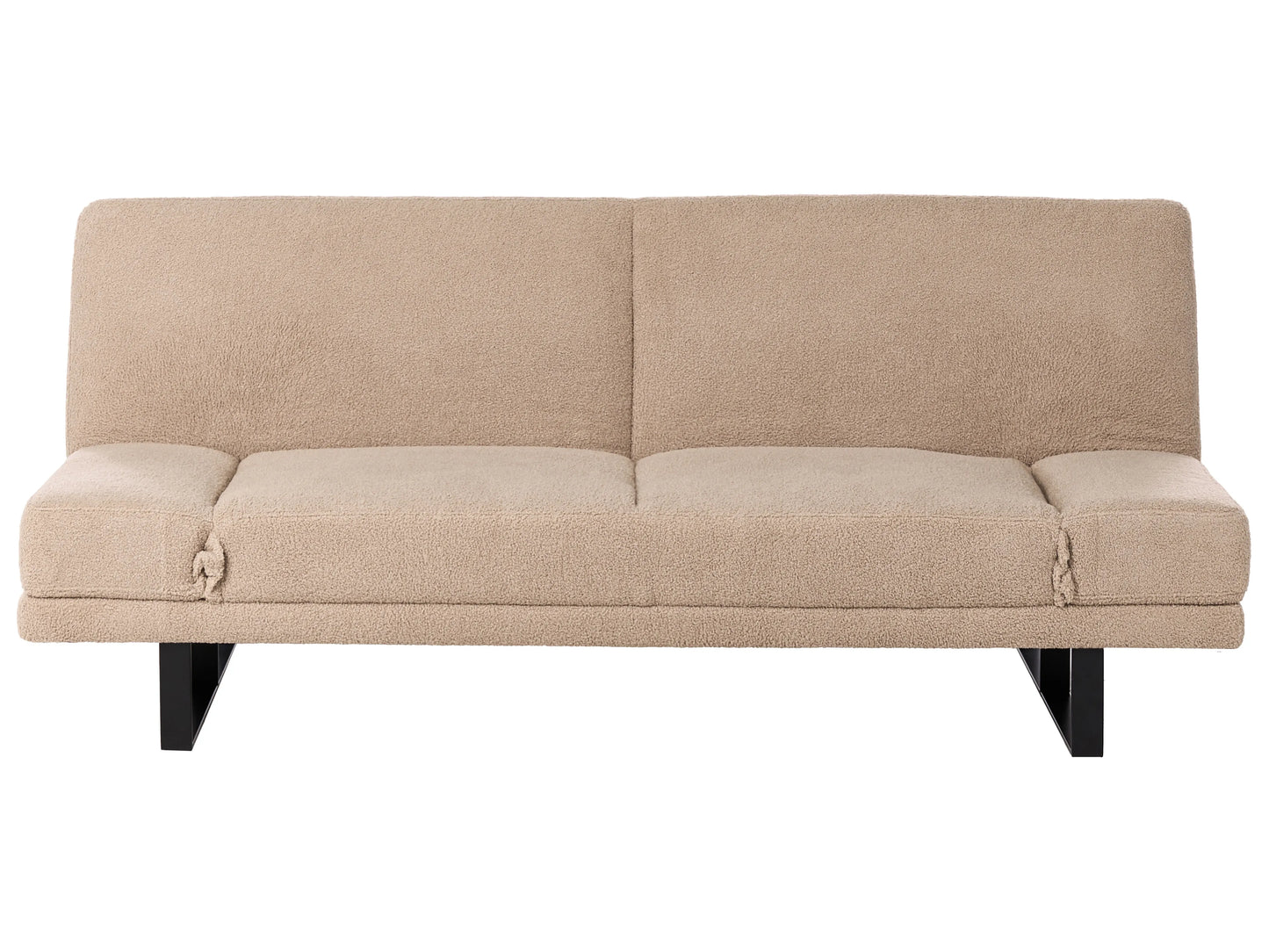  Sofa Bed 2 Seater YORK Boucle Sand Beige