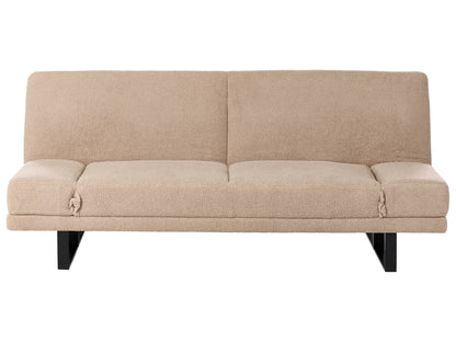  Sofa Bed 2 Seater YORK Boucle Sand Beige