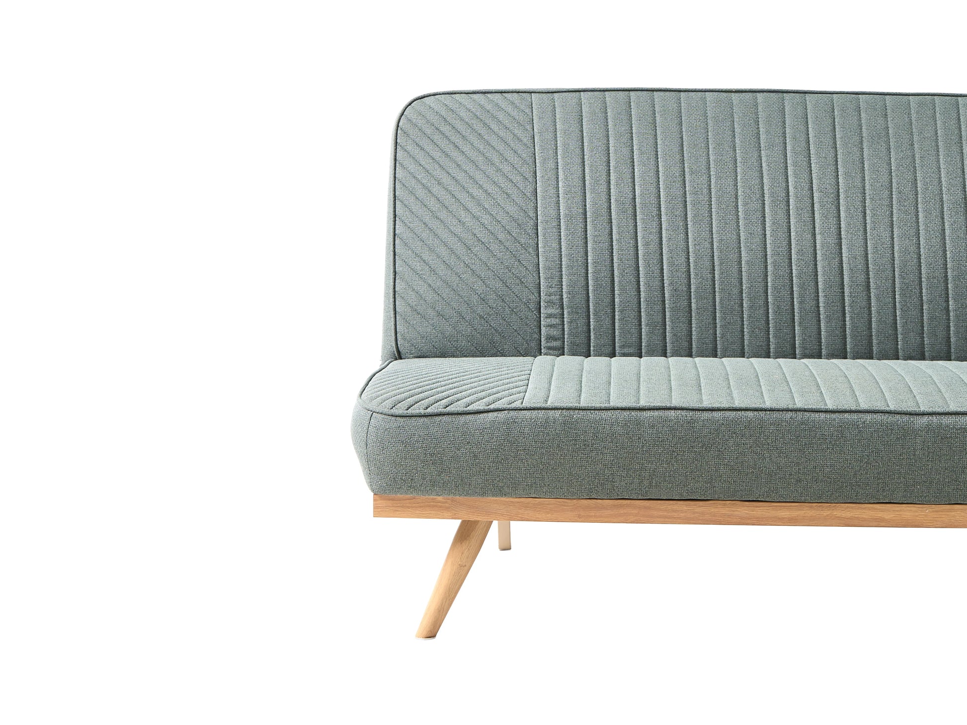  Sofa Bed 2 Seater KALFAFEL Fabric Green