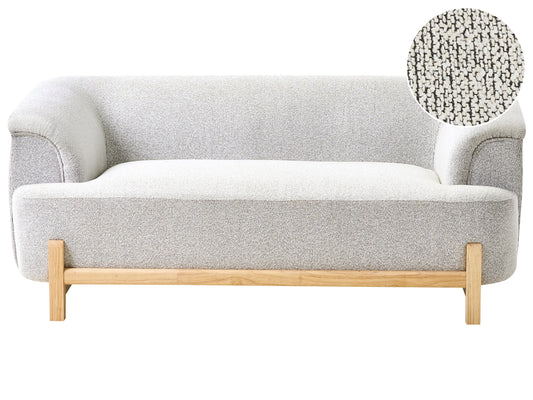  Sofa 2 Seater ALNOR Fabric Light Grey