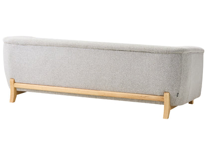  Sofa 3 Seater ALNOR Fabric Light Grey