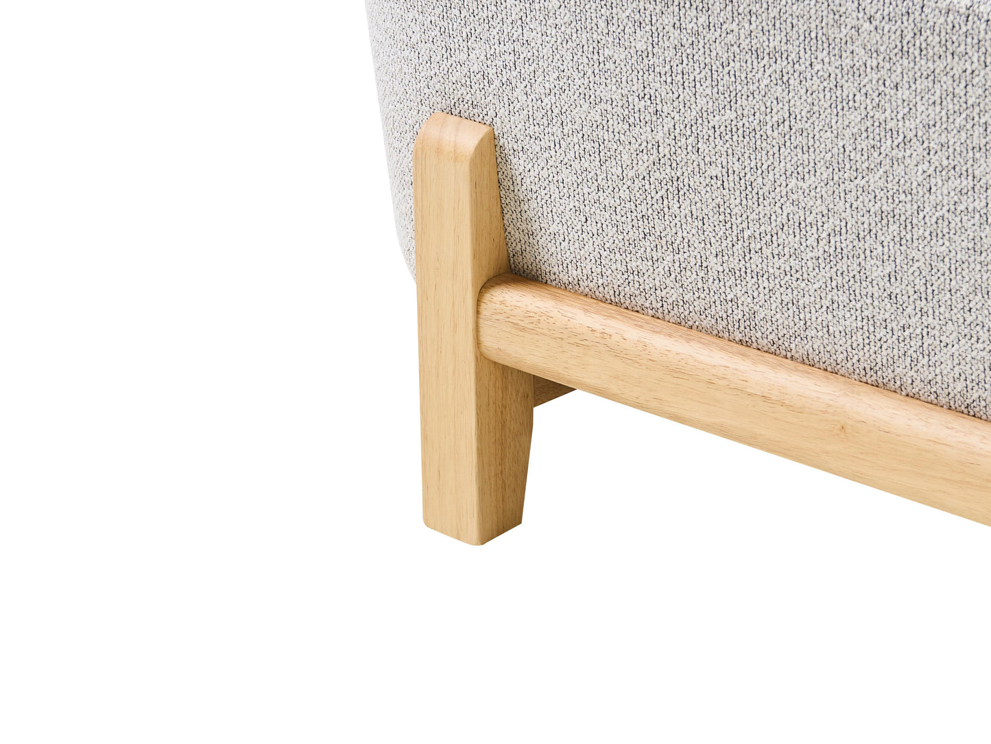  Sofa 3 Seater ALNOR Fabric Light Grey