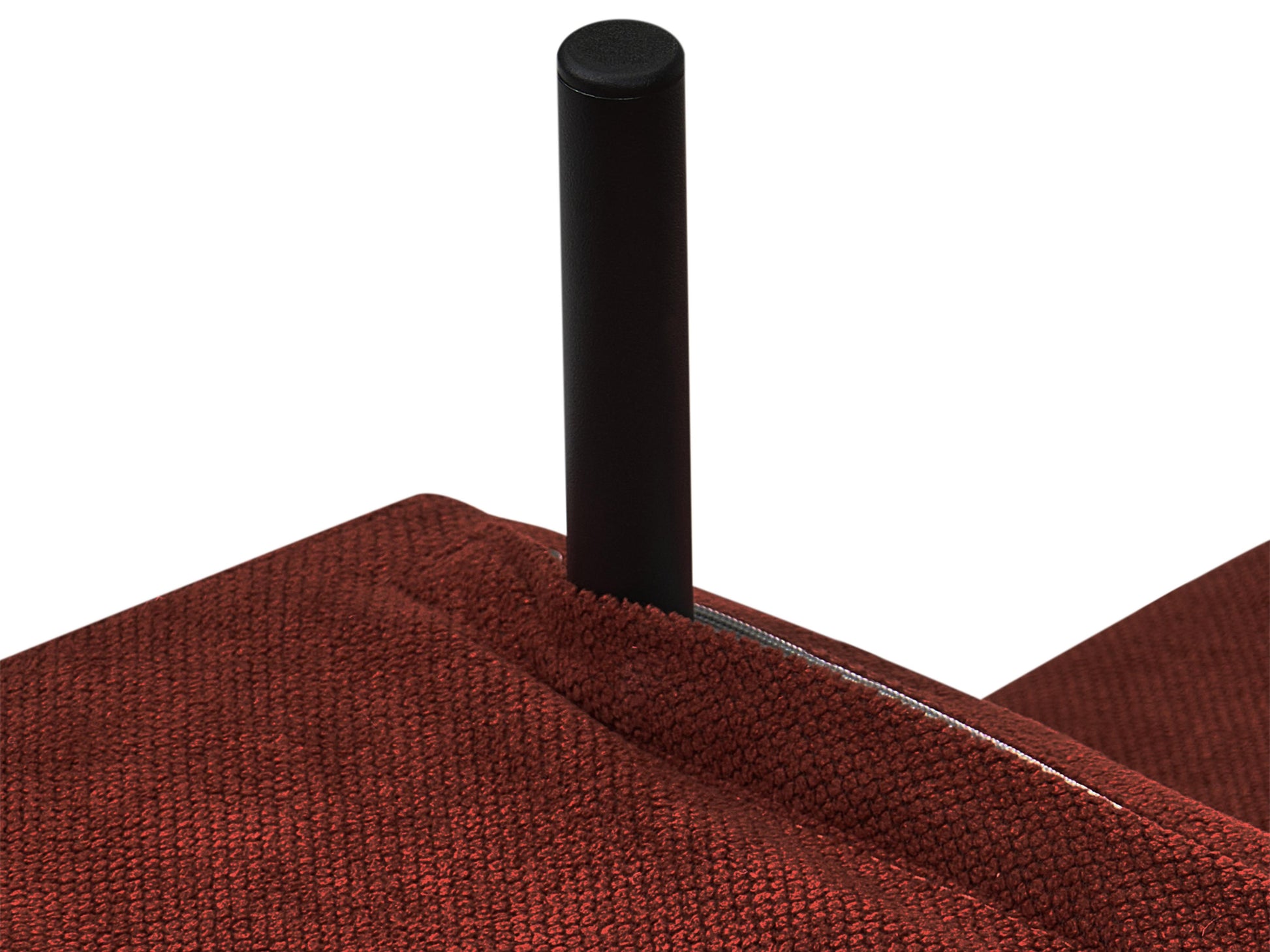  Single Sofa Bed JERSLEV Fabric Red