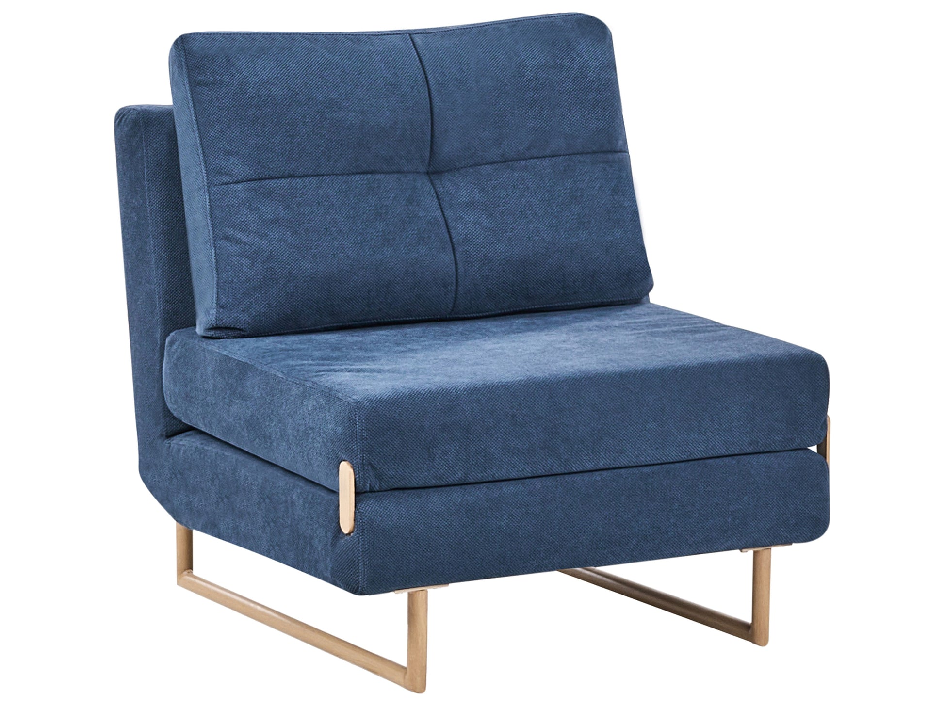  Single Sofa Bed JERSLEV Fabric Blue