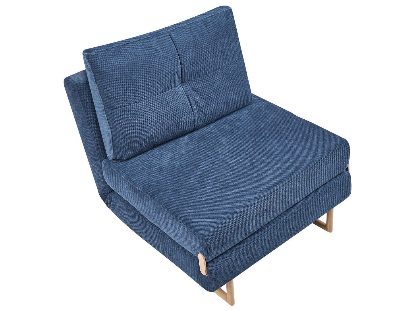  Single Sofa Bed JERSLEV Fabric Blue