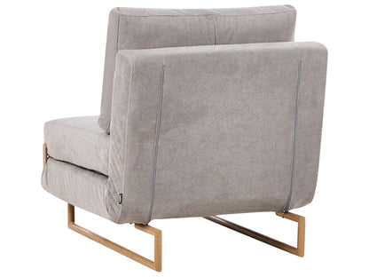  Single Sofa Bed JERSLEV Fabric Grey