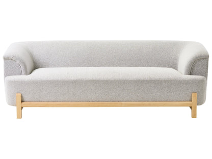  Sofa 3 Seater ALNOR Fabric Light Grey