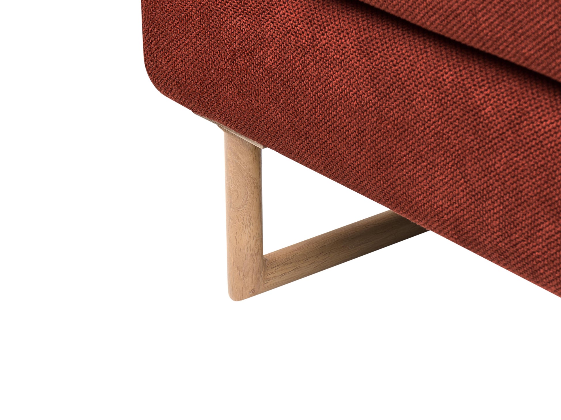  Sofa Bed 2 Seater JERSLEV Fabric Red
