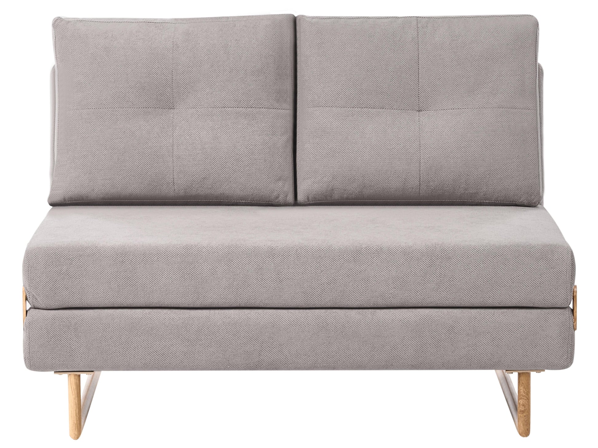  Sofa Bed 2 Seater JERSLEV Fabric Grey