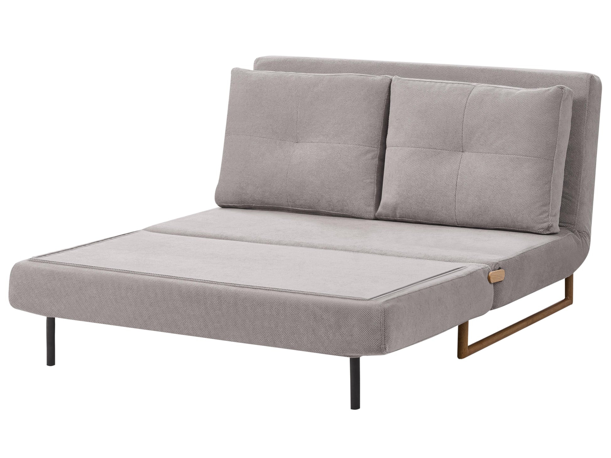  Sofa Bed 2 Seater JERSLEV Fabric Grey