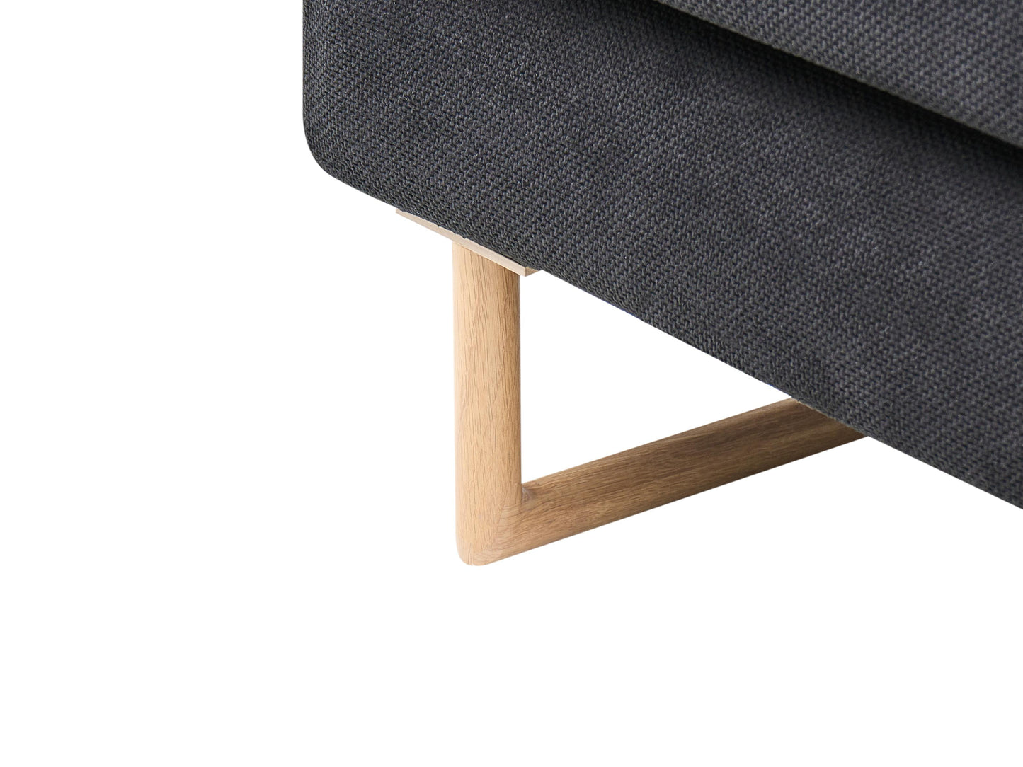  Sofa Bed 2 Seater JERSLEV Fabric Black