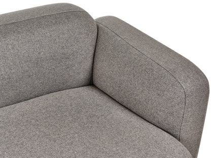  Sofa 3 Seater AFOSS Fabric Dark Grey