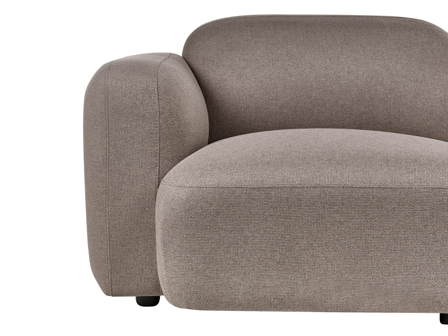  Sofa 3 Seater AFOSS Fabric Taupe