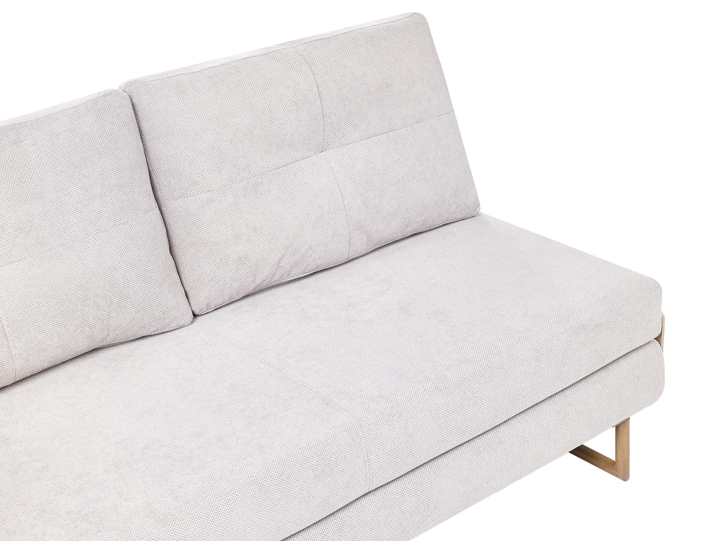 Sofa Bed 3 Seater JERSLEV Fabric Off-White