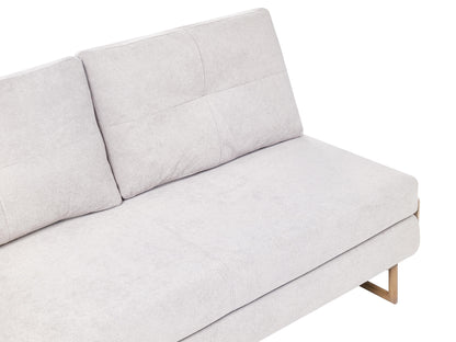  Sofa Bed 3 Seater JERSLEV Fabric Off-White