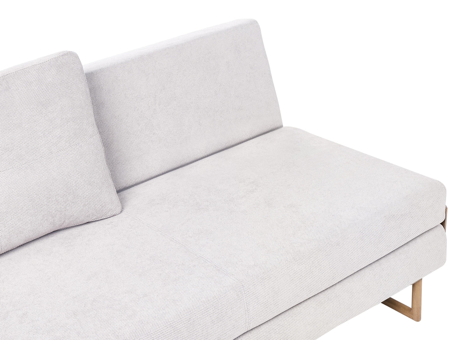  Sofa Bed 3 Seater JERSLEV Fabric Off-White