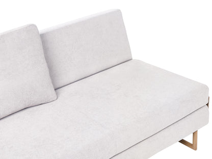  Sofa Bed 3 Seater JERSLEV Fabric Off-White