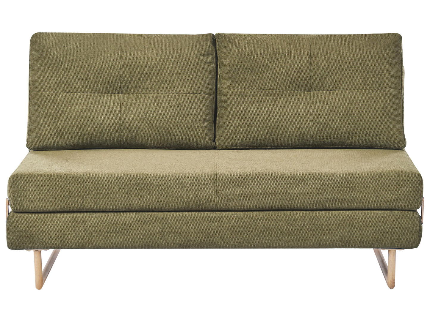  Sofa Bed 3 Seater JERSLEV Fabric Green