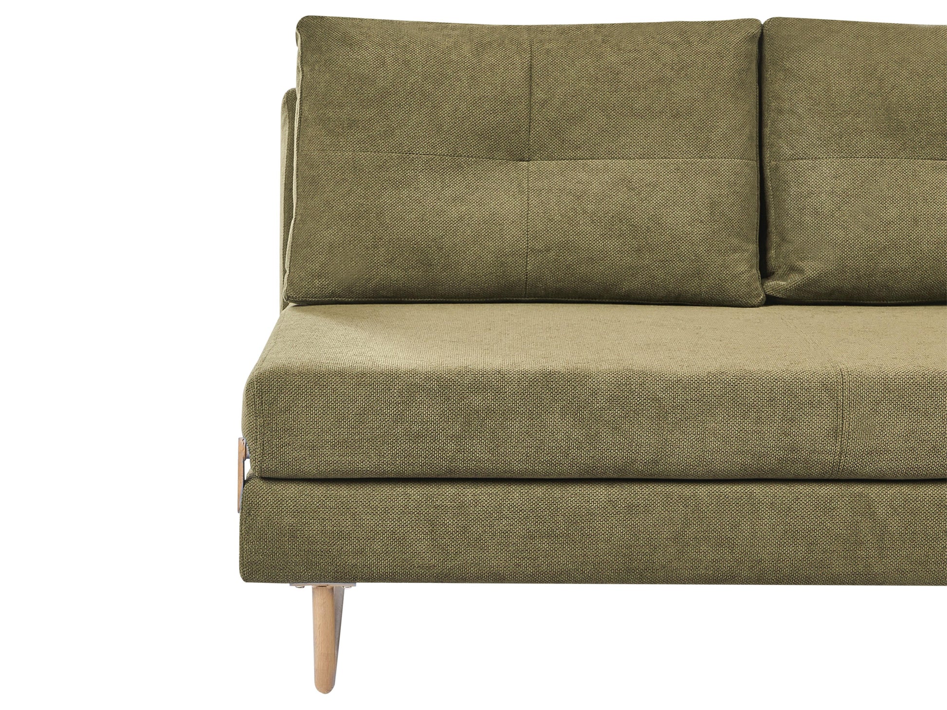  Sofa Bed 3 Seater JERSLEV Fabric Green