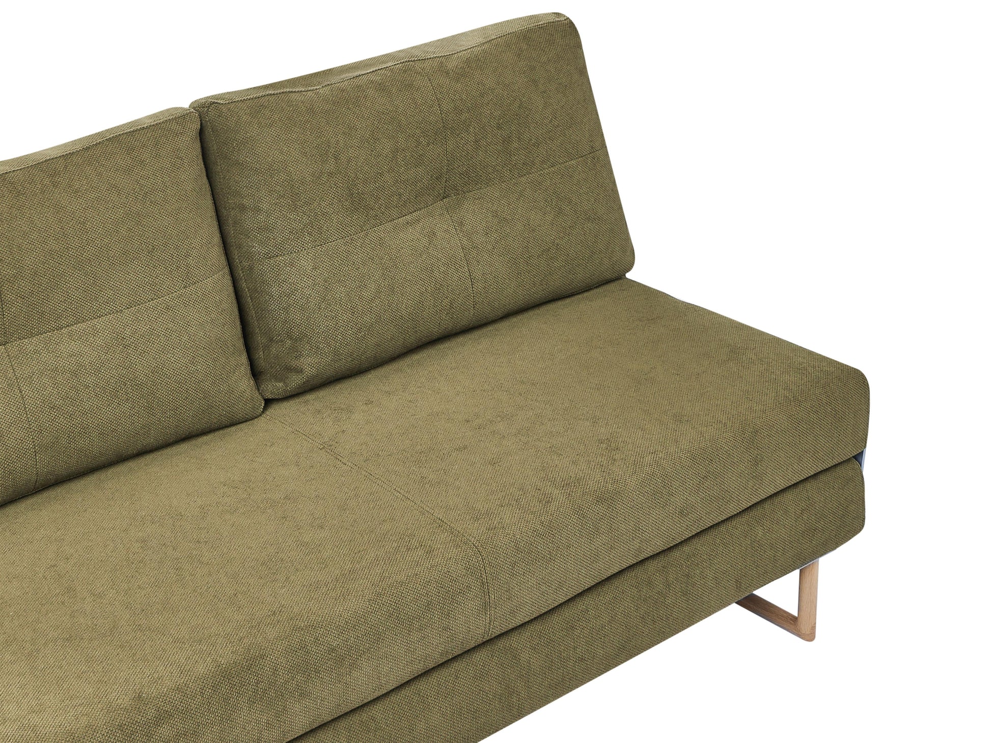  Sofa Bed 3 Seater JERSLEV Fabric Green