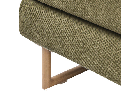  Sofa Bed 3 Seater JERSLEV Fabric Green