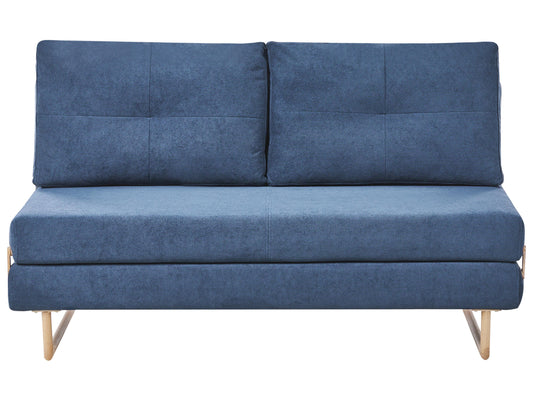  Sofa Bed 3 Seater JERSLEV Fabric Blue