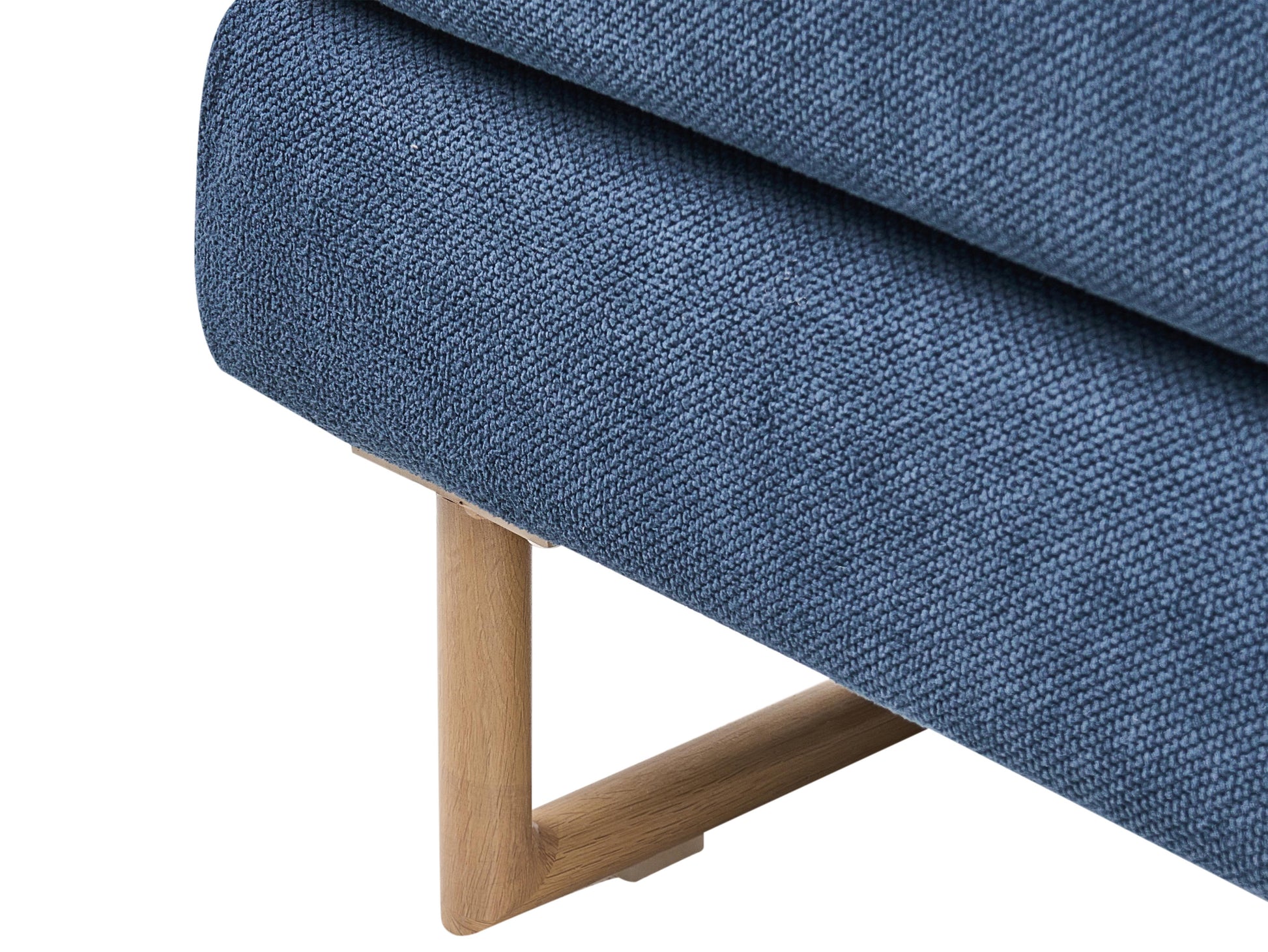  Sofa Bed 3 Seater JERSLEV Fabric Blue