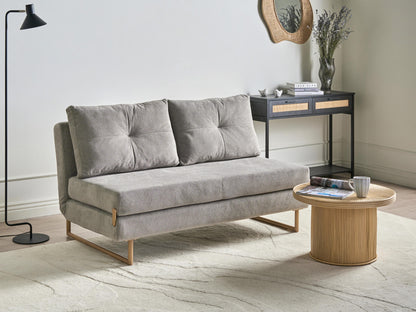  Sofa Bed 3 Seater JERSLEV Fabric Grey