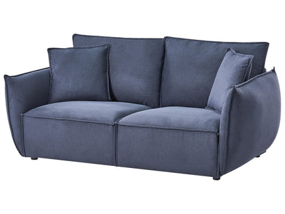  Sofa 3 Seater KUNES Fabric Dark Blue