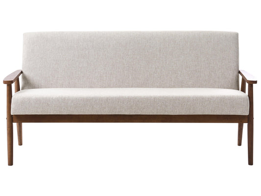  Sofa 3 Seater ESRUM Fabric Dark Brown/ Grey