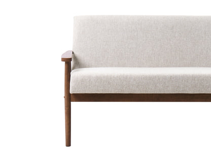  Sofa 3 Seater ESRUM Fabric Dark Brown/ Grey